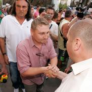 Ilie Bolojan, la promovarea-fantomă a Bihorului, din 2011 / Sursă foto: Arhivă Gazeta Sporturilor