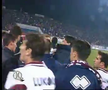 Răzvan Lucescu - steag Rapid vs Steaua, pe Ghencea