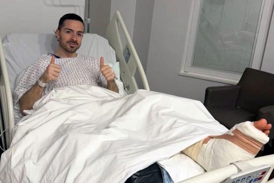 Jack Grealish, pe patul de spital / Foto: Instagram Everton îl vrea pe Jack Grealish definitiv, dar pentru o sumă mult mai mică