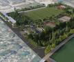 Proiectul pentru baza Pro Rapid, publicat de Ciprian Șerban / Foto: Facebook