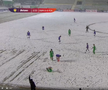Fotbal în Ice Age » Imagini incredibile la meciul din Cupa României