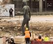 Statuile din Parcul Sportiv Dinamo au fost preluate și urmează să fie recondiționate / Foto: Facebook Stadion Nou Dinamo
