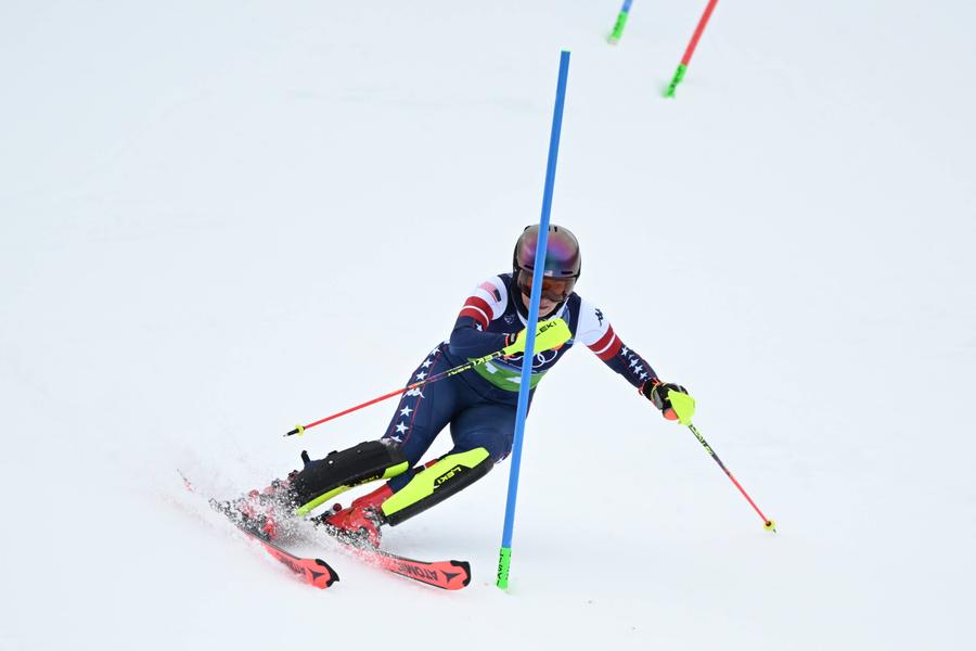 Mikaela Shiffrin pe pârtie FOTO Imago Images Ce a spus Mikaela Shiffrin după ce a ratat podiumul în prima probă de la Milano-Cortina
