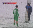 Fotbal în Ice Age » Imagini incredibile la meciul din Cupa României
