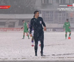 Fotbal în Ice Age » Imagini incredibile la meciul din Cupa României