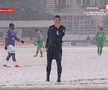 Fotbal în Ice Age » Imagini incredibile la meciul din Cupa României