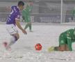 Fotbal în Ice Age » Imagini incredibile la meciul din Cupa României