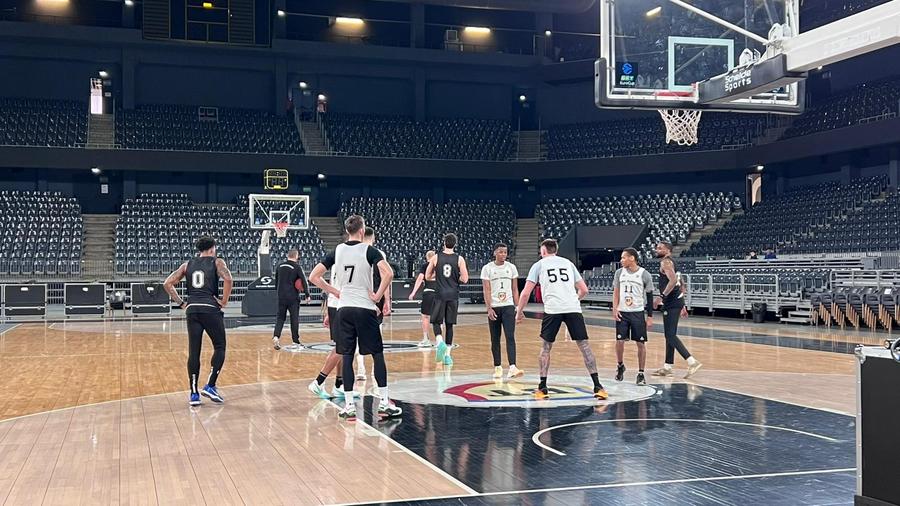 U-BT Cluj-Napoca, antrenament în BTarena/Foto: David Istrate (GSP.ro) „Presiunea e un privilegiu” » U-BT Cluj-Napoca, meci decisiv cu Aris Salonic pentru calificarea în „optimile” EuroCup
