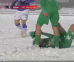 Fotbal în Ice Age » Imagini incredibile la meciul din Cupa României