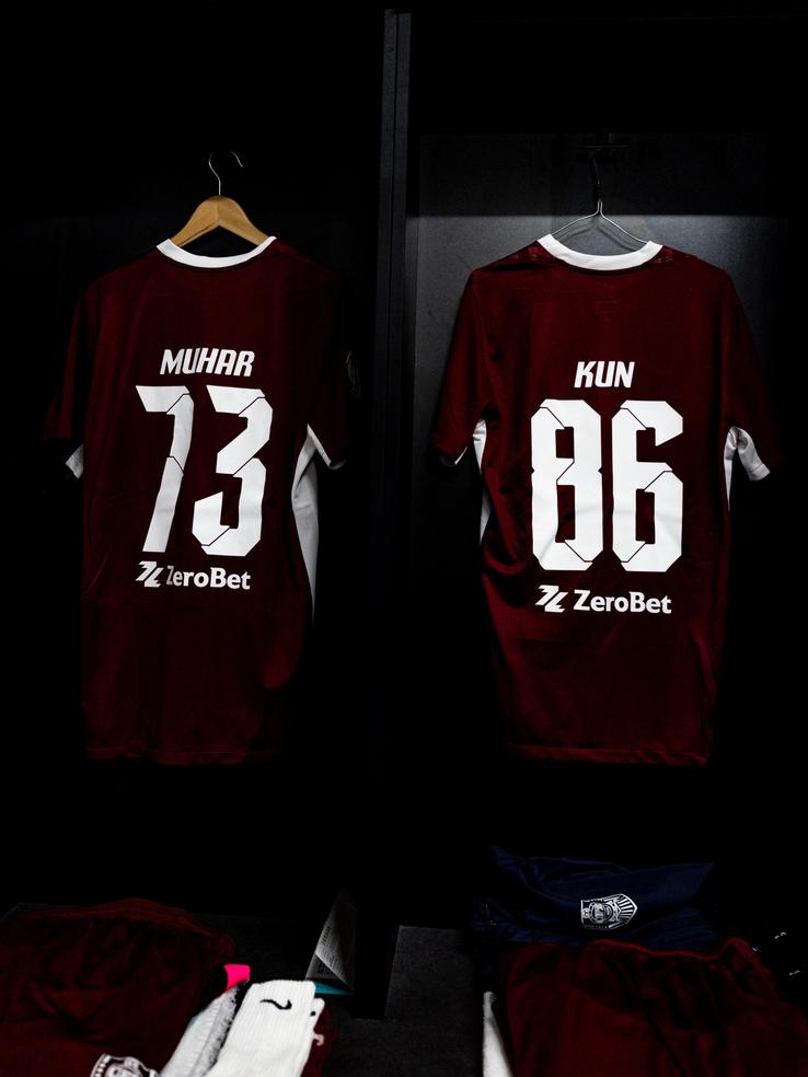 CFR Cluj - Rapid, imagini înaintea partidei din Cupa României // FOTO: Facebook @CFR Cluj