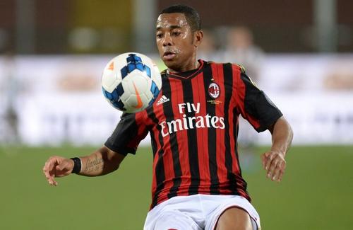 Robinho a marcat 32 de goluri în 144 de meciuri la Milan, între 2010 și 2014