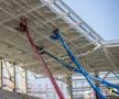 FOTO Noi imagini de la stadionul Rapid! S-au montat primele scaune