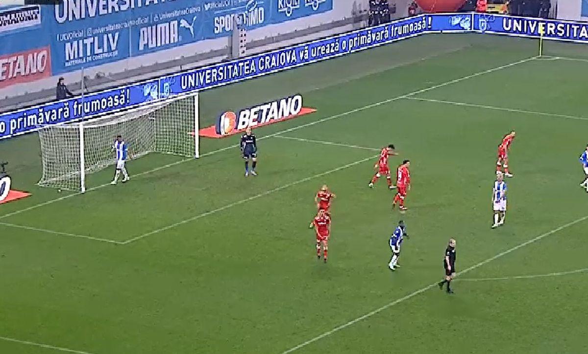 Andrei Ivan s-a făcut de râs în CSU Craiova - UTA / FOTO: Capturi TV @Digi Sport 1