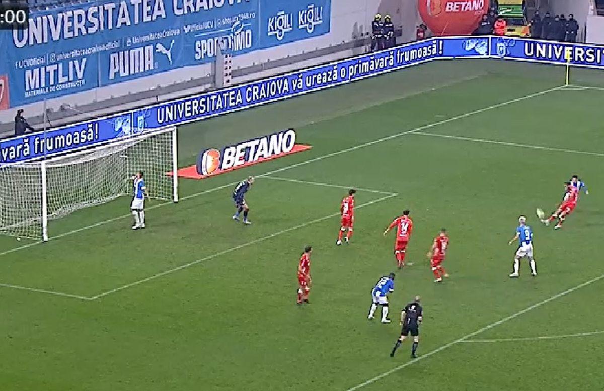 Andrei Ivan s-a făcut de râs în CSU Craiova - UTA / FOTO: Capturi TV @Digi Sport 1