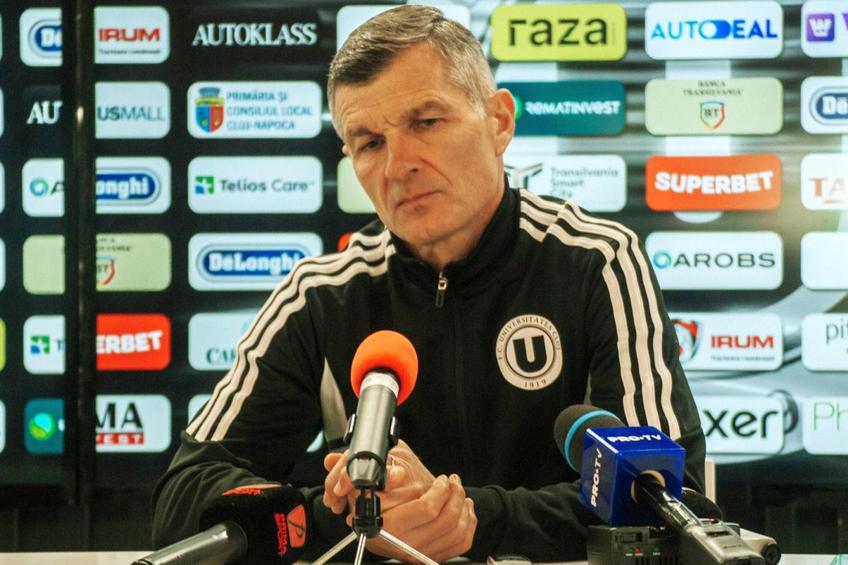 Ioan Ovidiu Sabău / Sursă foto: Facebook@ FC Universitatea Cluj
