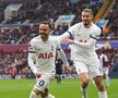Radu Drăgușin, în Aston Villa - Tottenham/ foto Imago Images
