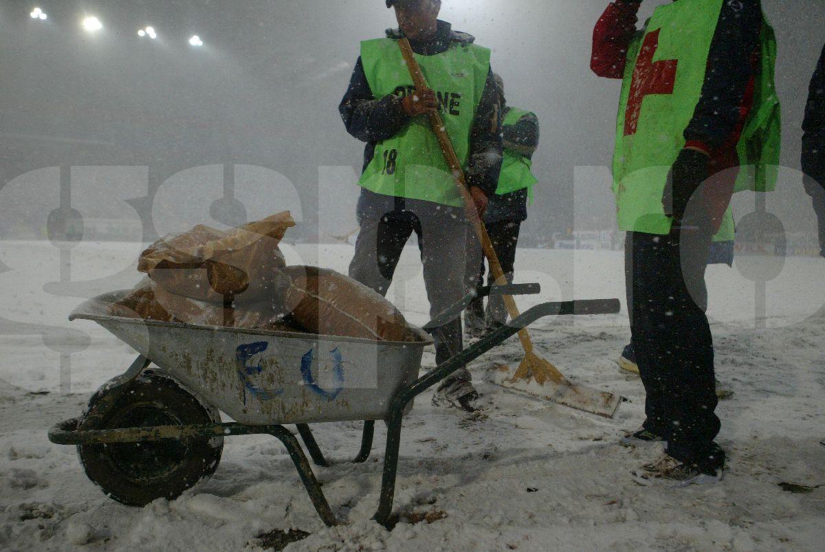 FCSB - Villarreal și zăpada nemiloasă care a amânat meciul din 2005 » Où sont les neiges d'antan?