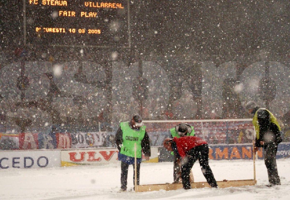 FCSB - Villarreal și zăpada nemiloasă care a amânat meciul din 2005 » Où sont les neiges d'antan?