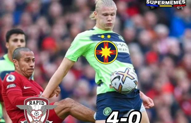 Internetul a „explodat” » Cele mai tari glume după Rapid - FCSB