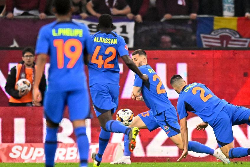 FCSB a dezamăgit crunt în derby-ul cu Rapid / Sursă foto: Raed Krishan (GSP)