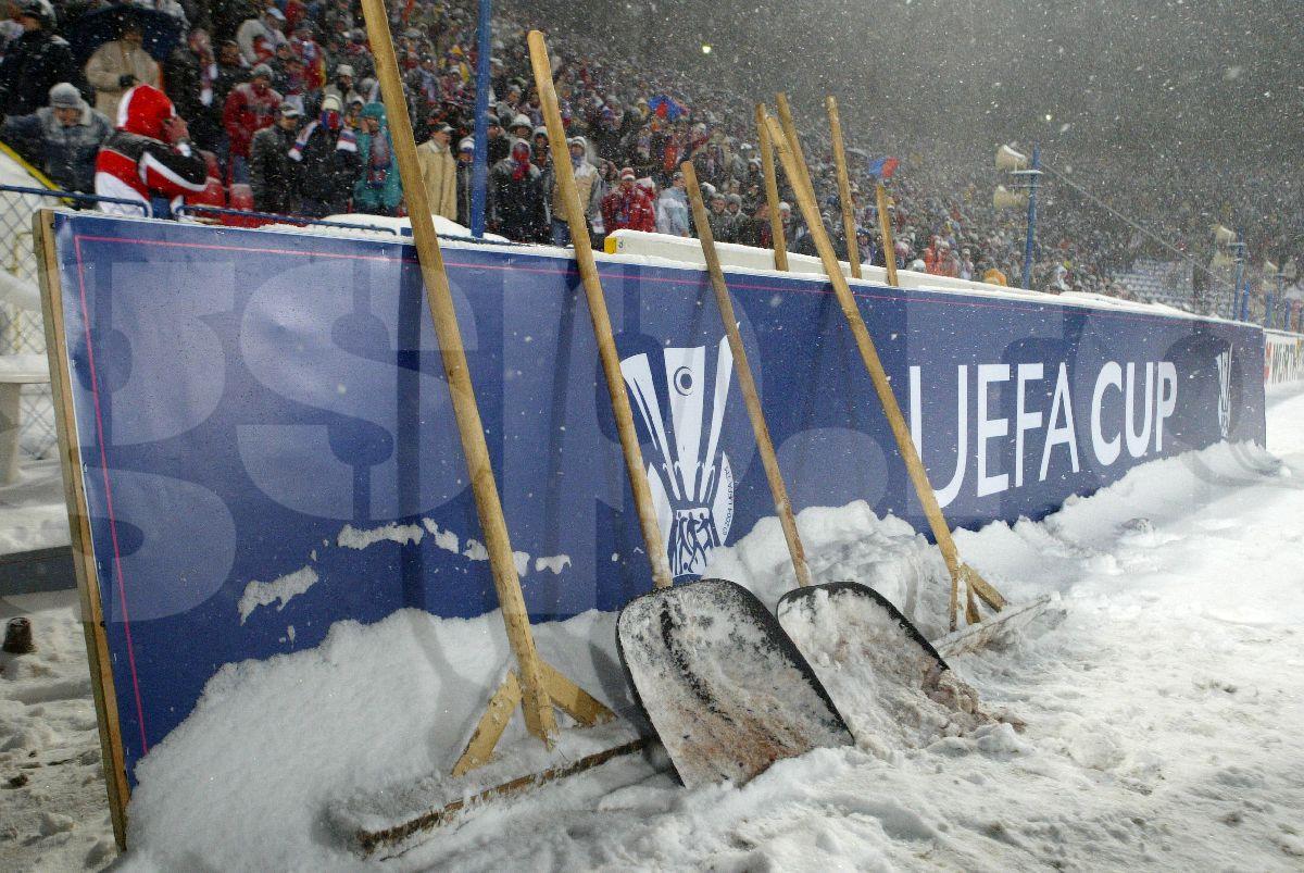FCSB - Villarreal și zăpada nemiloasă care a amânat meciul din 2005 » Où sont les neiges d'antan?