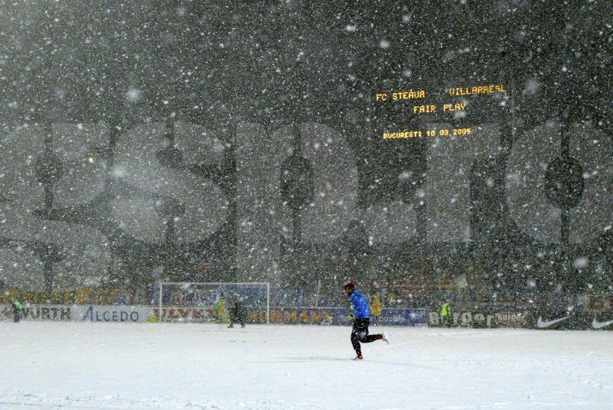 FCSB - Villarreal și zăpada nemiloasă care a amânat meciul din 2005 » Où sont les neiges d'antan?