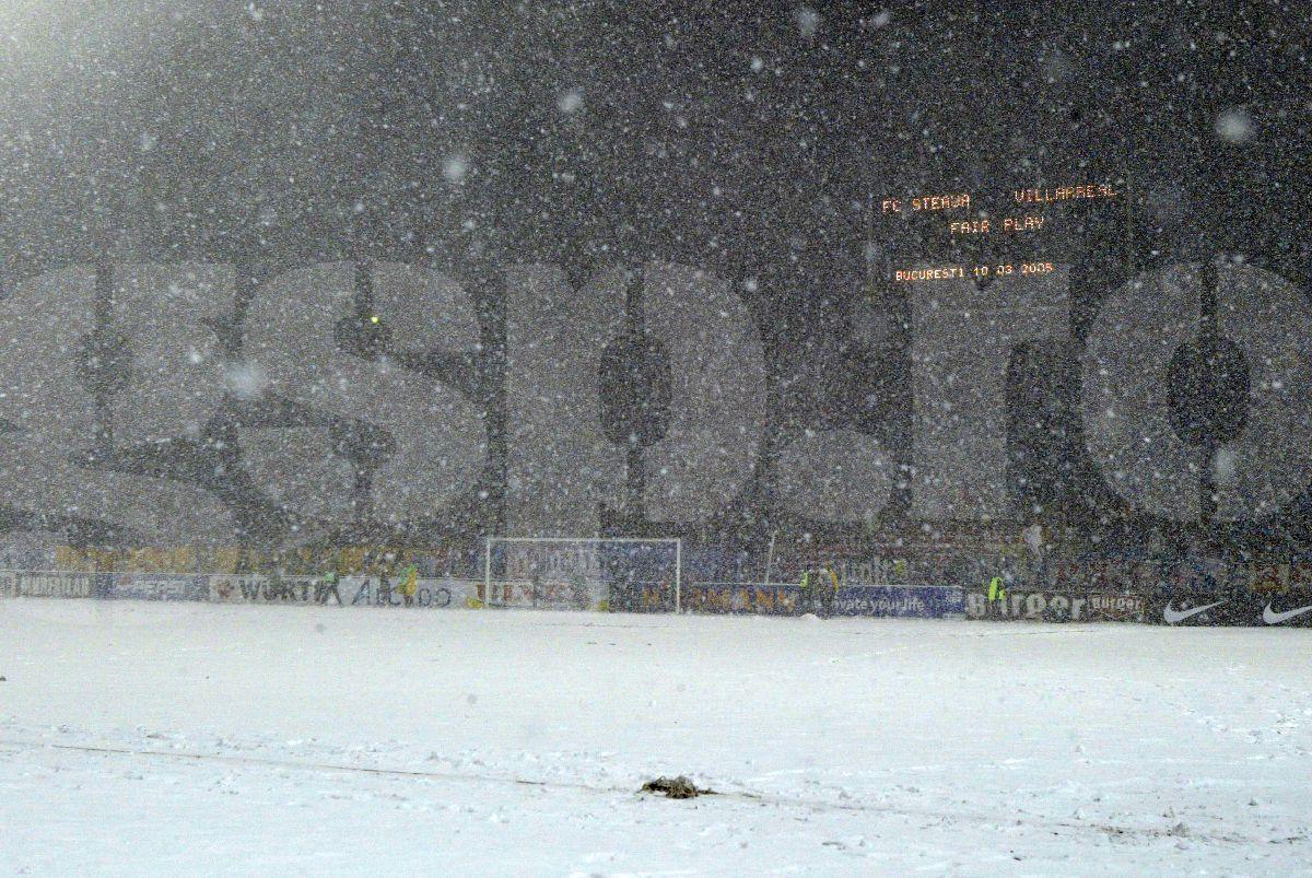 FCSB - Villarreal și zăpada nemiloasă care a amânat meciul din 2005 » Où sont les neiges d'antan?