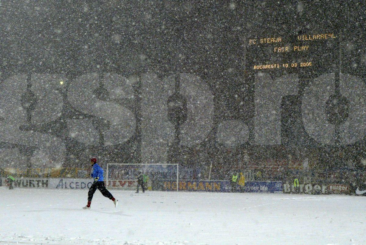 FCSB - Villarreal și zăpada nemiloasă care a amânat meciul din 2005 » Où sont les neiges d'antan?
