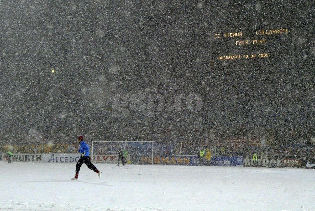 FCSB - Villarreal și zăpada nemiloasă care a amânat meciul din 2005 » Où sont les neiges d'antan?
