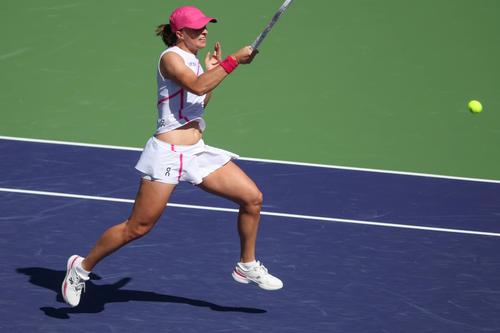 Iga Swaitek în acțiune la Indian Wells FOTO Imago Images