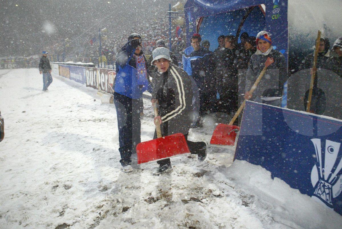 FCSB - Villarreal și zăpada nemiloasă care a amânat meciul din 2005 » Où sont les neiges d'antan?