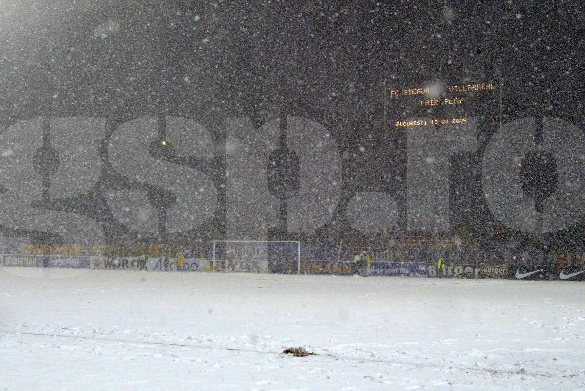 FCSB - Villarreal și zăpada nemiloasă care a amânat meciul din 2005 » Où sont les neiges d'antan?