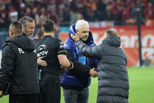 Marius Șumudică și Mihai Stoica / Foto: Ionuț Iordache GSP