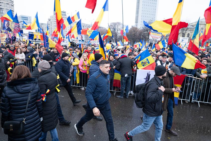 Imagine de la protestul de pe 1 martie 2025 / FOTO: Imago
