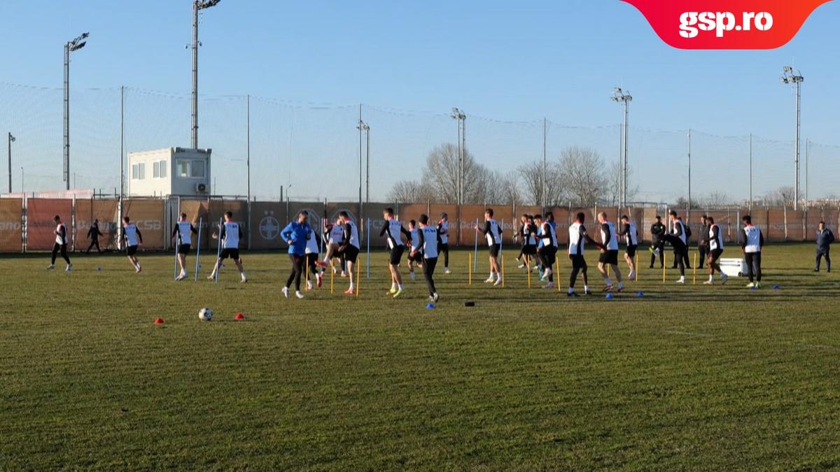 Mirel Rădoi a susținut primul antrenament la FCSB // foto: Cristi Preda (GSP.ro)