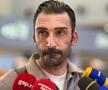 Elias Charalambous, cu lacrimi în ochi pe aeroport, la plecarea din România/ foto: GSP