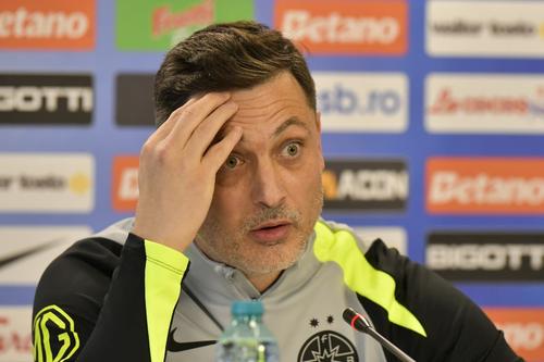Mirel Rădoi, prima conferință de presă la FCSB/ foto: Cristi Preda GSP