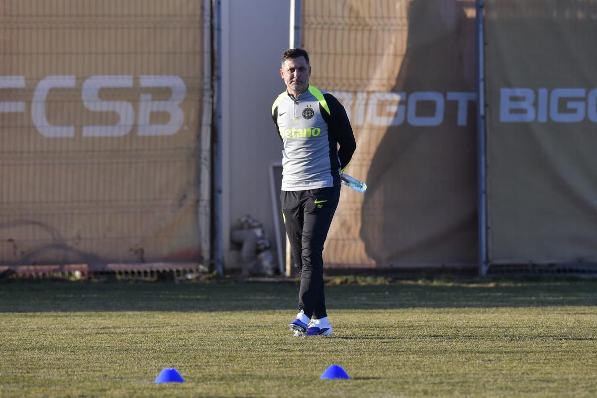 Mirel Rădoi a susținut primul antrenament la FCSB // foto: Cristi Preda (GSP.ro)