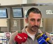 Elias Charalambous, cu lacrimi în ochi pe aeroport, la plecarea din România/ foto: GSP