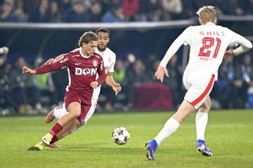Lorenzo Biliboc, în CFR Cluj - Dinamo/ foto: Imago Images