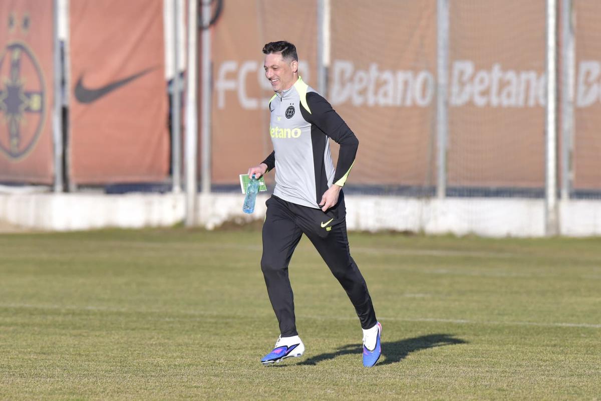 Mirel Rădoi a susținut primul antrenament la FCSB // foto: Cristi Preda (GSP.ro)
