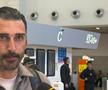 Elias Charalambous, cu lacrimi în ochi pe aeroport, la plecarea din România/ foto: GSP