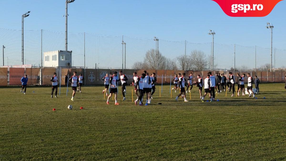 Mirel Rădoi a susținut primul antrenament la FCSB // foto: Cristi Preda (GSP.ro)