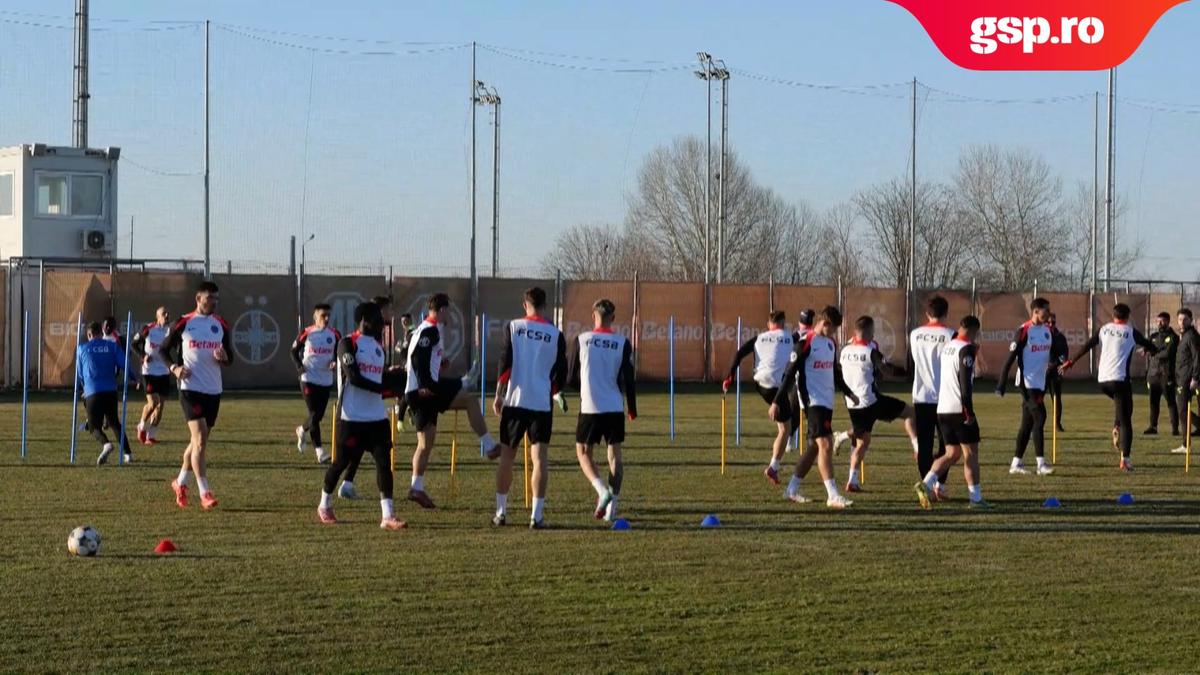 Mirel Rădoi a susținut primul antrenament la FCSB // foto: Cristi Preda (GSP.ro)