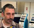 Elias Charalambous, cu lacrimi în ochi pe aeroport, la plecarea din România/ foto: GSP