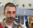 Elias Charalambous, cu lacrimi în ochi pe aeroport, la plecarea din România/ foto: GSP