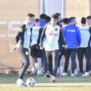Mirel Rădoi și Luca Ciobanu, junior al FCSB