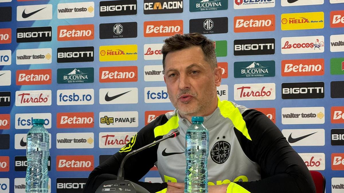 Mirel Rădoi, conferință de prezentare la FCSB
