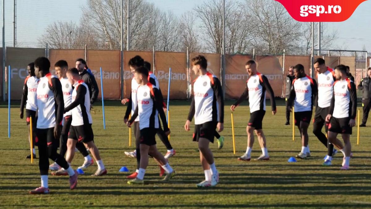 Mirel Rădoi a susținut primul antrenament la FCSB // foto: Cristi Preda (GSP.ro)