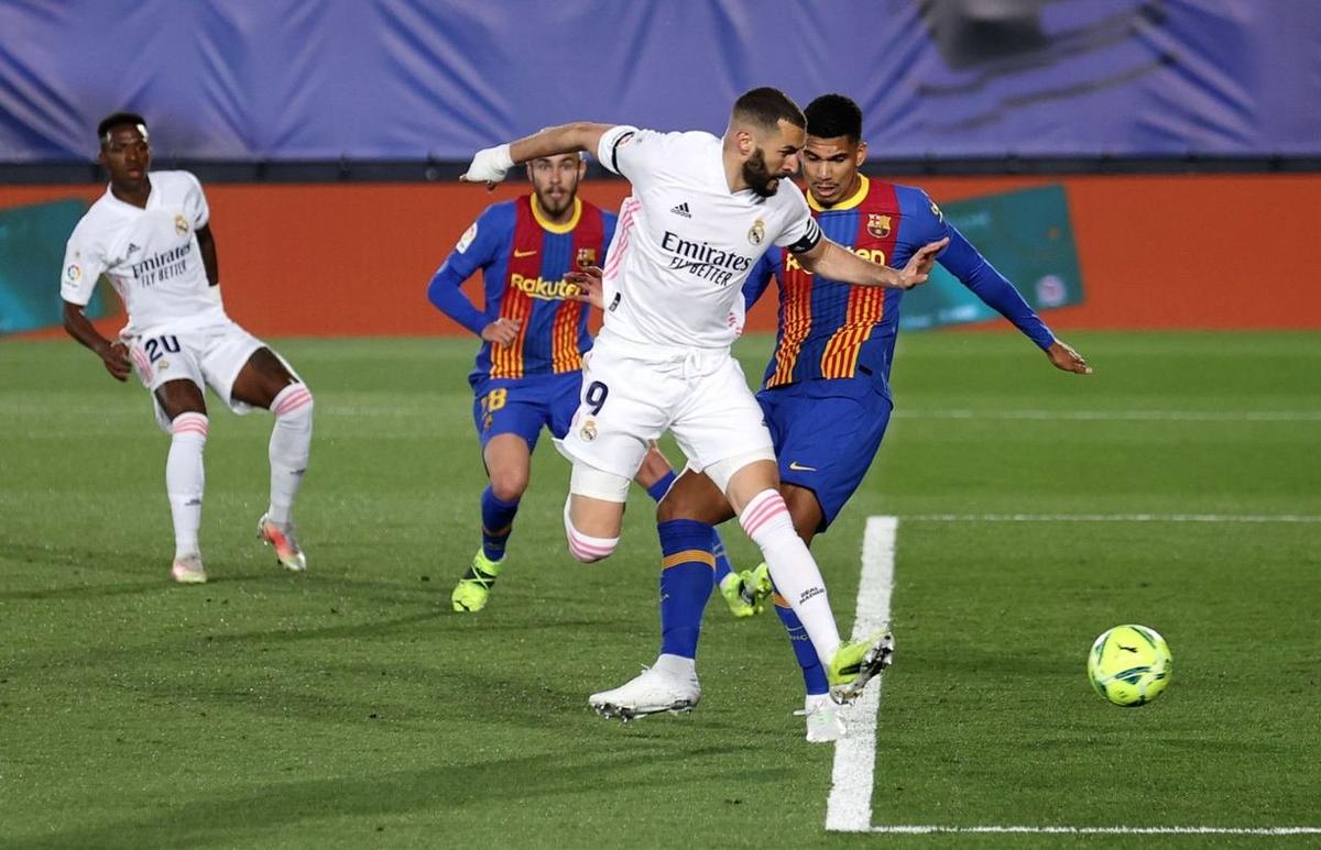 FOTO REAL MADRID - BARCELONA 10.04.2021